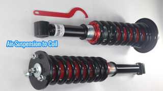 Kit de conversion de suspension pneumatique à ressort hélicoïdal pour Range Rover Sport LR3 LR4 L320 2006-2013