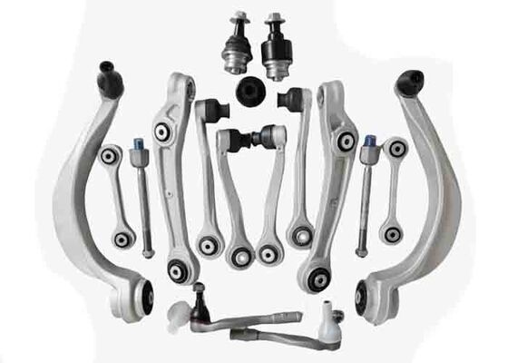 16 pièces de bras de contrôle de la suspension avant + kit de joints à billes 4H0407505E 4H0407510F pour Audi A8 D4 S8